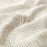 Curtain Fabric Linen Blend Irregular Stripes  – dark beige/natural,  thumbnail number 2