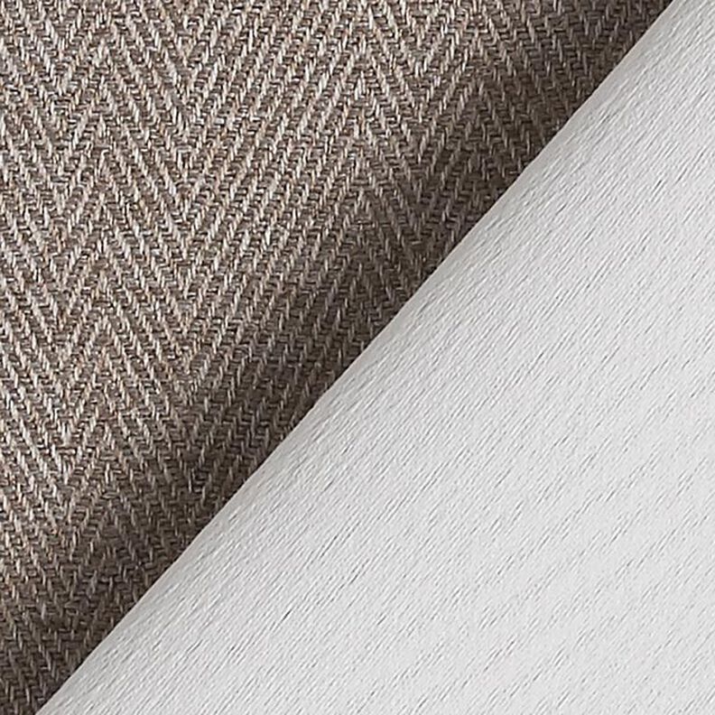 Blackout fabric Herringbone – taupe,  image number 4