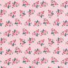 Cotton Cretonne Small Roses – pink,  thumbnail number 1