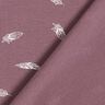 Cotton jersey feathers – aubergine,  thumbnail number 4