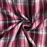 Stretch trouser fabric large check – black/intense pink,  thumbnail number 3