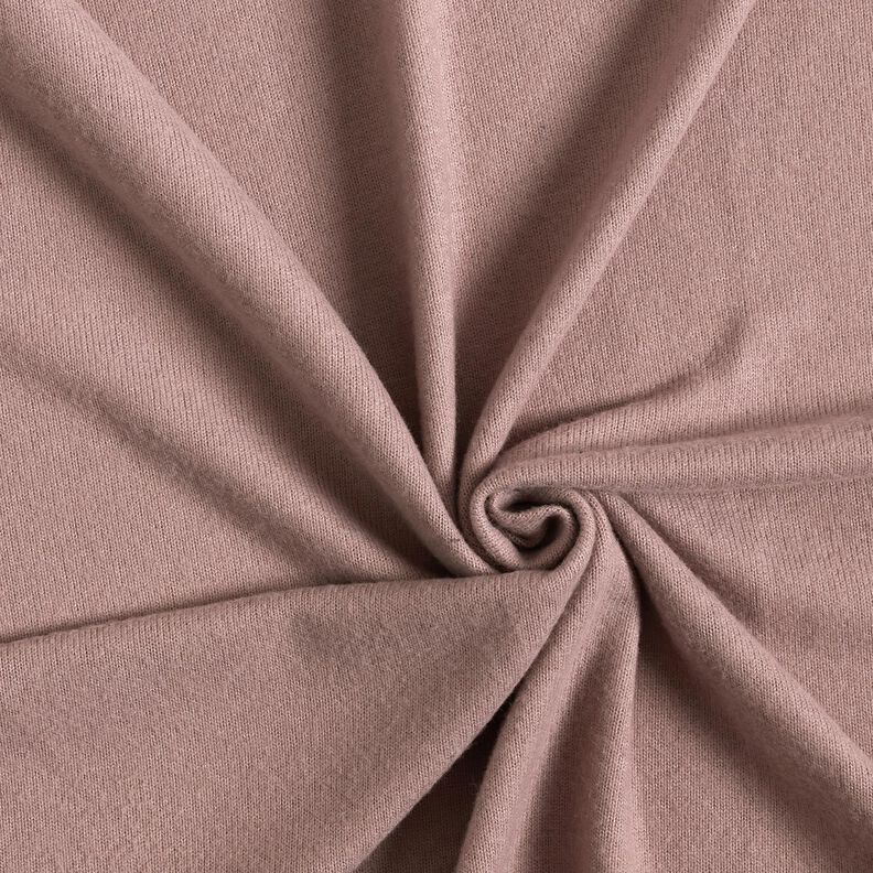 Fine Knit Jersey Plain – dark dusky pink,  image number 1