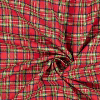 Cotton Flannel Tartan Check Glenside – chili, 