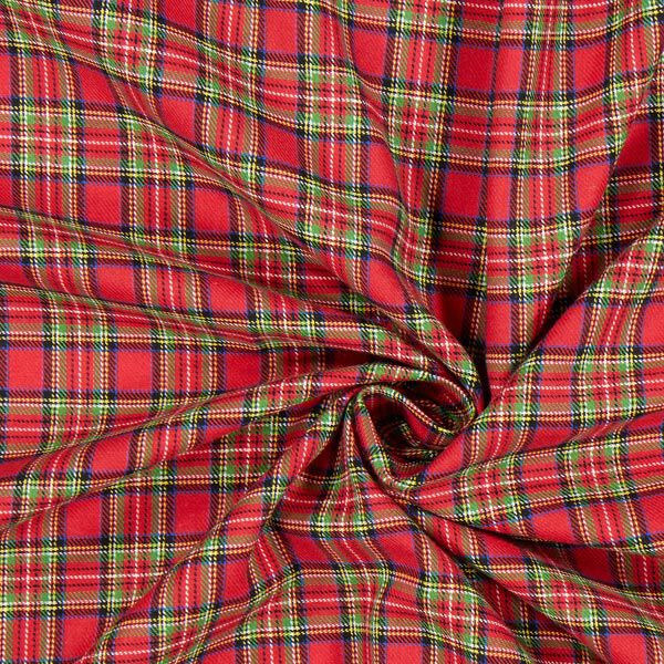 Cotton Flannel Tartan Check Glenside – chili,  image number 2