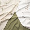 Cotton Cretonne delicate lines – dark olive/white,  thumbnail number 5