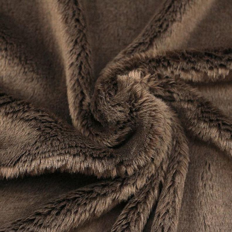 SuperSoft SNUGLY plush [ 1 x 0,75 m | 5 mm ] - dark brown | Kullaloo,  image number 4