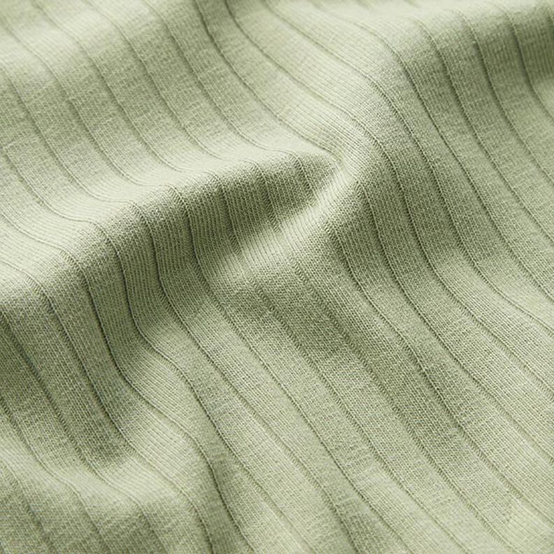 Plain ribbed jersey – pistachio,  image number 3
