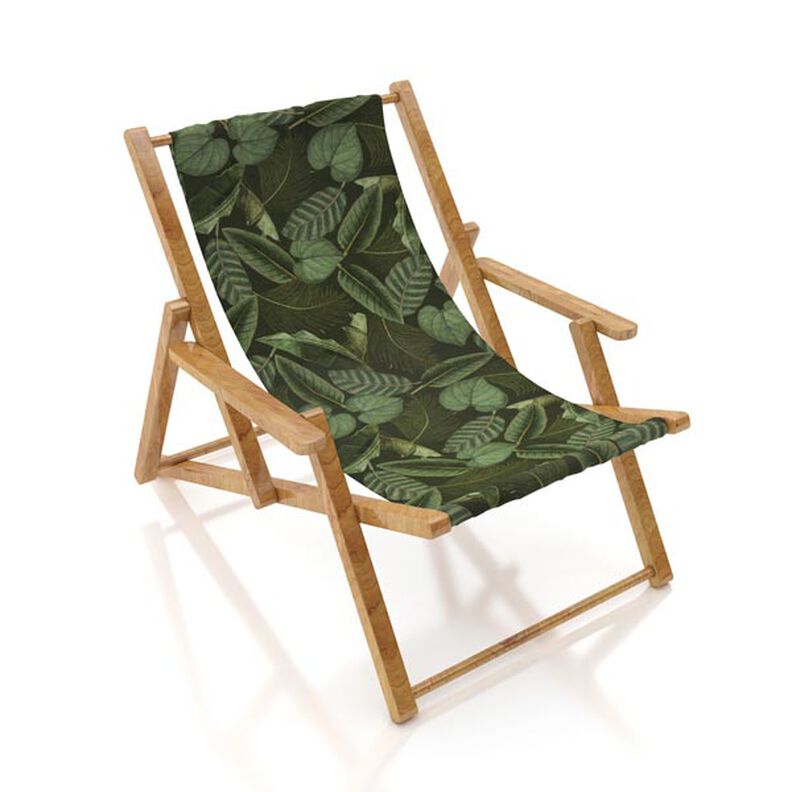Outdoor Fabric Canvas Palm Leaves – dark green,  image number 9