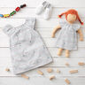 Organic Cotton Poplin baby bunny and stripes – white,  thumbnail number 6