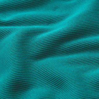 GOTS 2x2 Ribbing | Tula – petrol, 