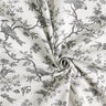 Cotton Cretonne birds – slate grey/offwhite,  thumbnail number 3
