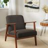 Upholstery Fabric Velvet look – black brown,  thumbnail number 5