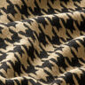 Houndstooth Cotton Blend Coating Fabric – black/anemone,  thumbnail number 2