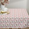 Cotton Poplin elegant floral tendrils – white/berry,  thumbnail number 7