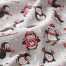 Cotton Cretonne Penguins – silver grey,  thumbnail number 2