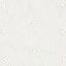 Broderie Anglaise Flowers with scalloped edges – white,  thumbnail number 1