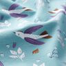 Cotton Jersey Little birds – dove blue,  thumbnail number 2