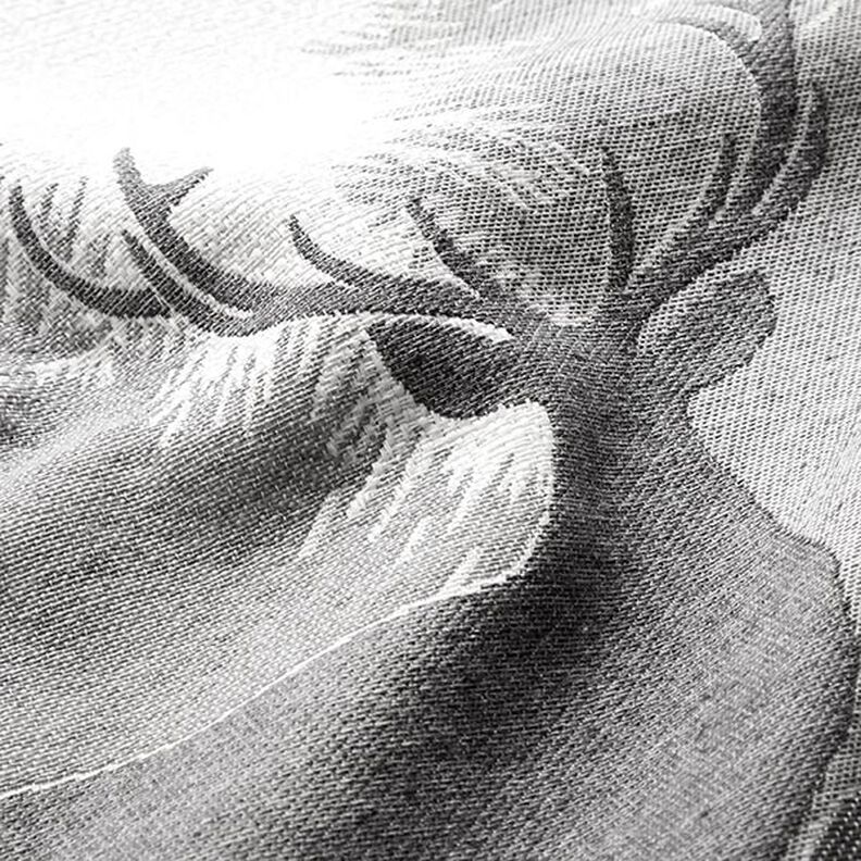 Panel Tapestry Fabric Stags – grey,  image number 2