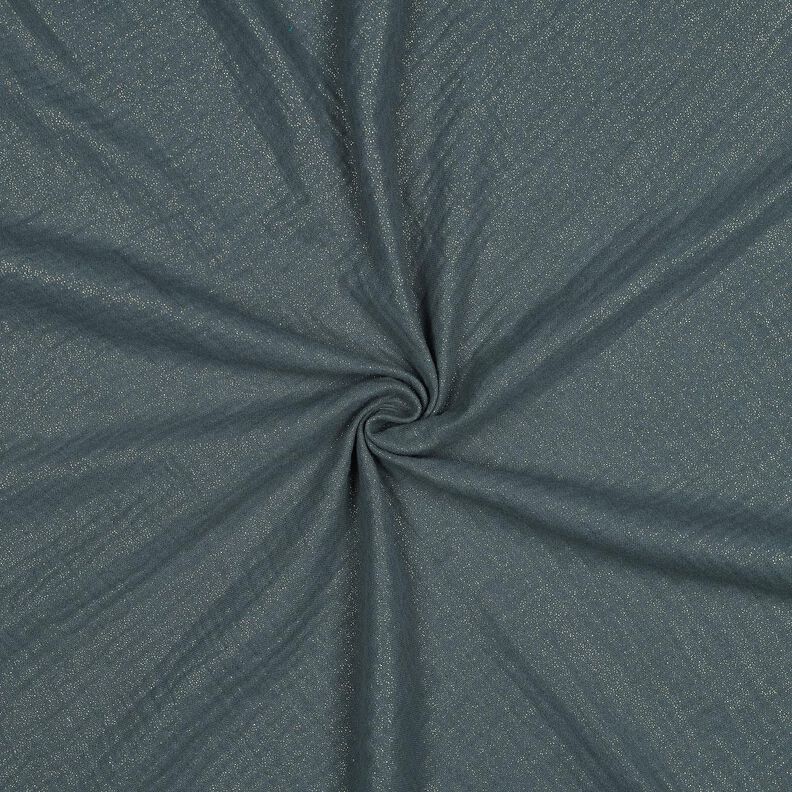 Double Gauze/Muslin Fine Glitter Dots | Poppy Fabrics – pine,  image number 1