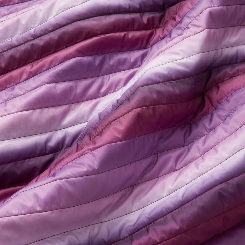 Lightweight quilted fabric colour gradient – lavender, image number 2