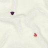 Teddy Fur embroidered hearts | Poppy Fabrics – ivory/rosé,  thumbnail number 2