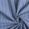 Striped cotton fabric – denim blue/white,  thumbnail number 3
