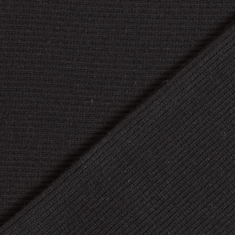 GOTS 2x2 Ribbing | Tula – black,  image number 3