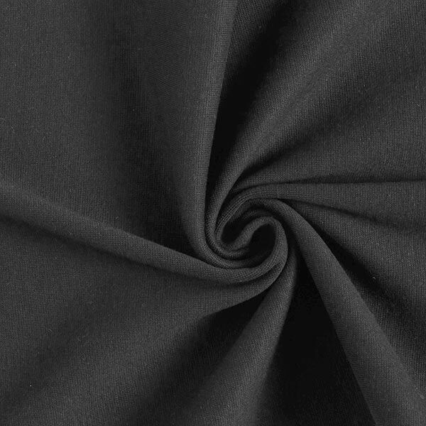 Cuffing Fabric Plain – black,  image number 1