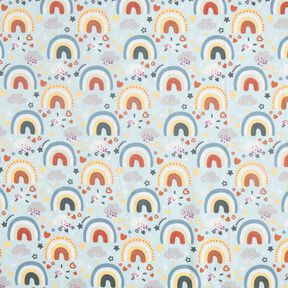Poplin Rainbow – light blue, 