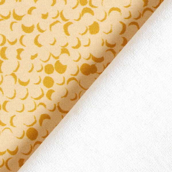 GOTS French Terry Dots | Tula – sand/mustard,  image number 4