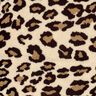 Sherpa teddy plush leopard print – almond/black,  thumbnail number 1