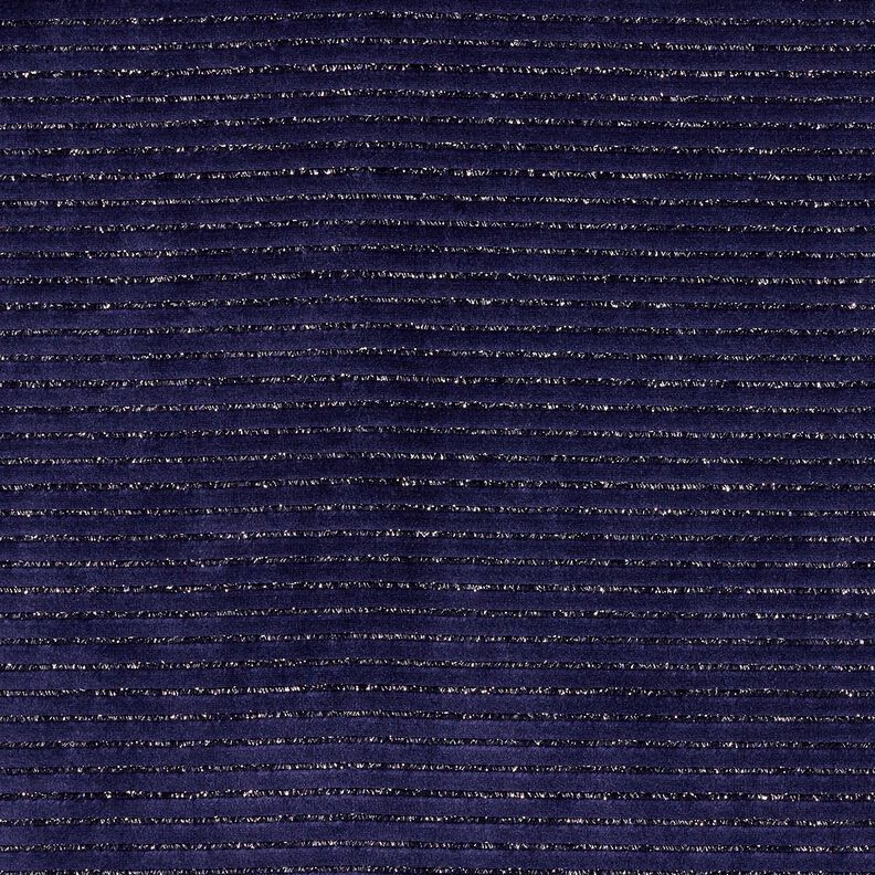 Nicky Velour Glitter Stripes – navy blue/metallic silver, image number 1