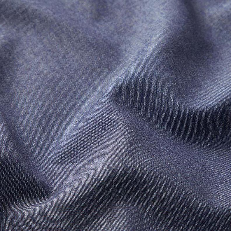 Denim-Look Cotton Chambray – midnight blue,  image number 2