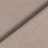 Light Cotton Sweatshirt Fabric Plain – dark taupe,  thumbnail number 5