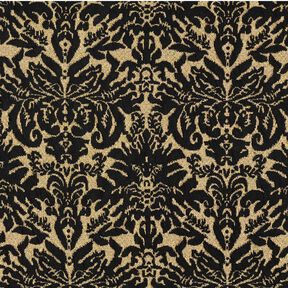 jacquard jersey ornaments – metallic gold/black, 