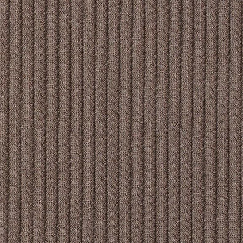 Cotton waffle jersey Plain – light brown,  image number 4