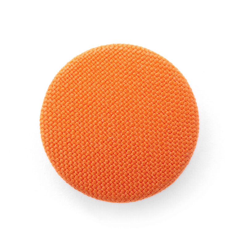 Covered button, Classic Poly – orange,  image number 1