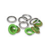 Eyelets with washers [20 pieces | Ø 11 mm] | Prym – light green/metallic silver,  thumbnail number 2