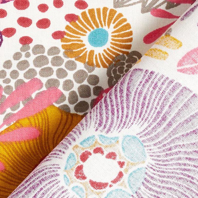 Cotton Cretonne Flowers – red, image number 4