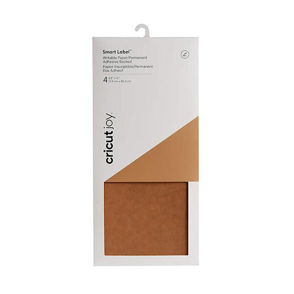 Cricut Smart Label Writing Paper 4-pack [13.9 x 30.4 cm] | Cricut – brown,  image number 1