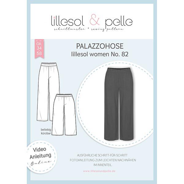 Palazzo pants | Lillesol & Pelle No. 82 | 34-58,  image number 1