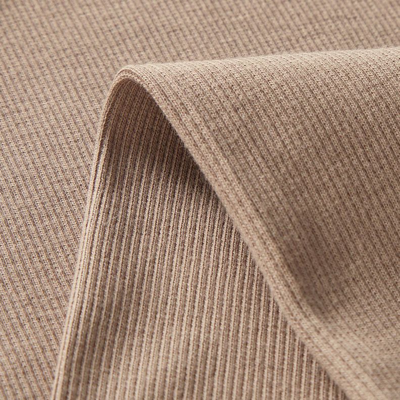 2x2 Ribbing Plain – dark taupe,  image number 5