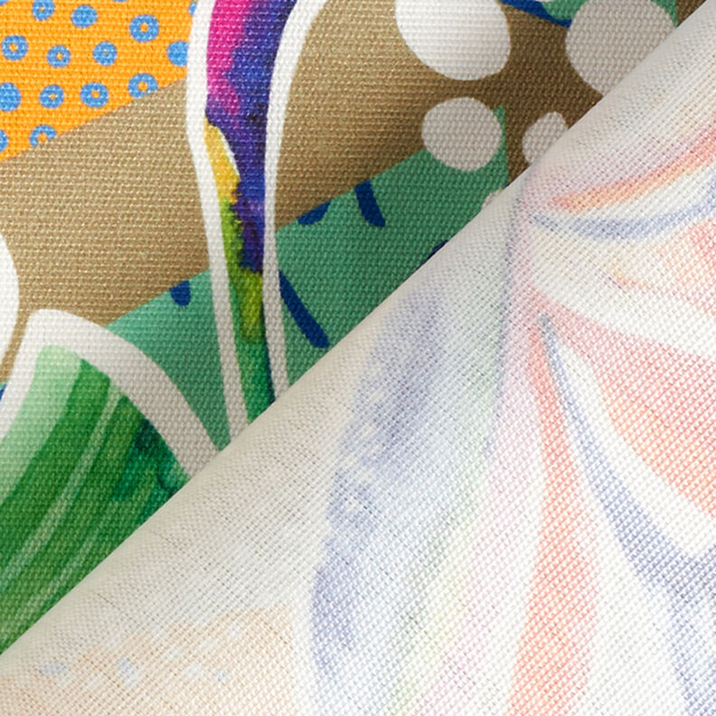 Outdoor Fabric Canvas Bird of Paradise Flower – pink,  image number 4