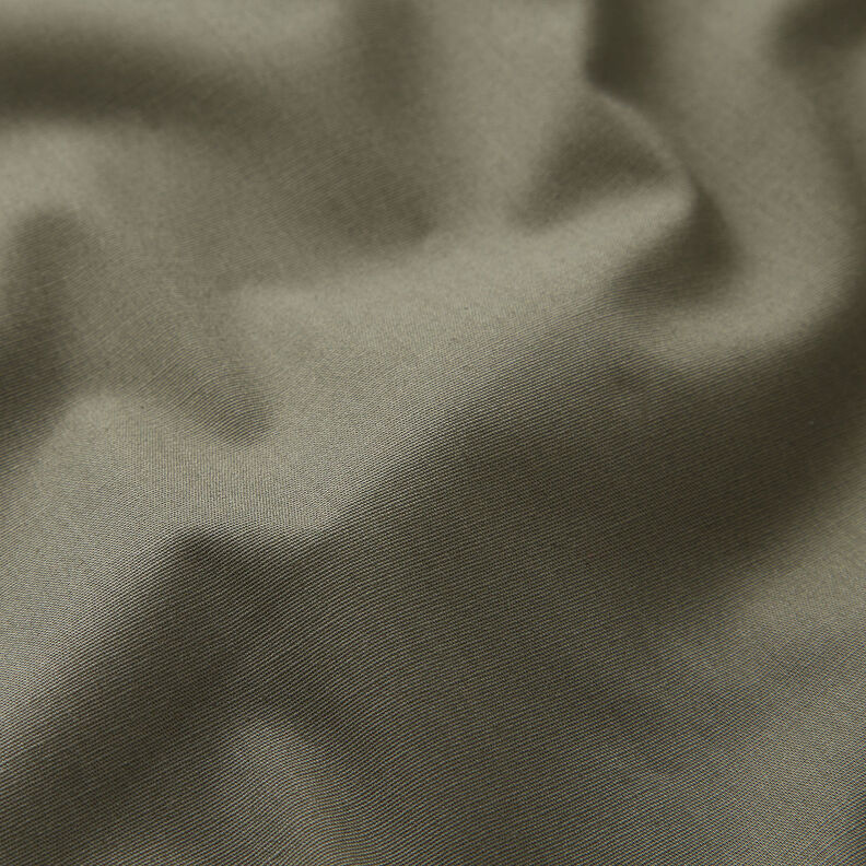 Stretch Poplin Plain – khaki,  image number 2