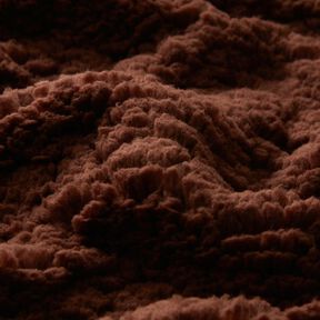 cuddly teddy fur fabric – dark brown, 