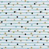 Cotton Poplin Stripes and dots Digital Print – ivory/sky blue,  thumbnail number 1