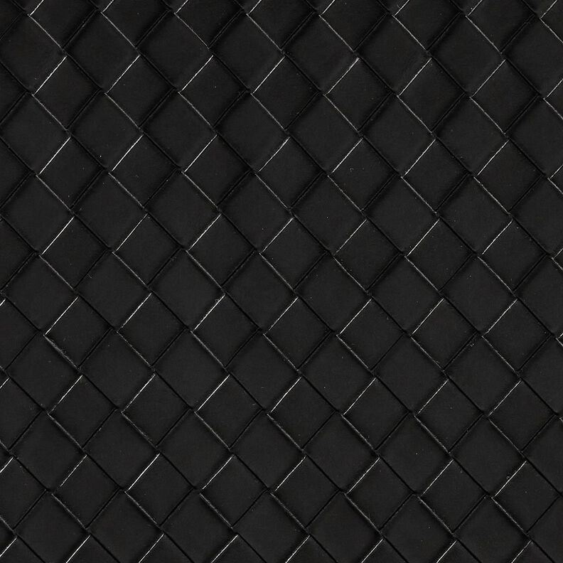Imitation Leather Braided | Katia Fabrics – black,  image number 1