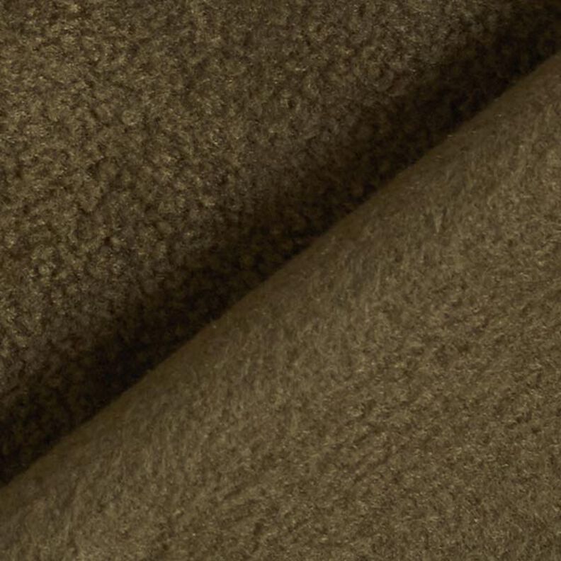 Anti-Pilling Fleece – dark olive | Remnant 100cm,  image number 3