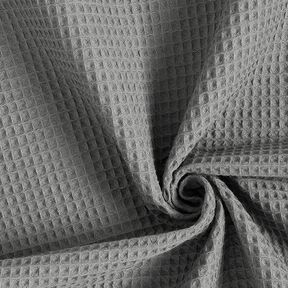 Waffle Piqué – dark grey, 