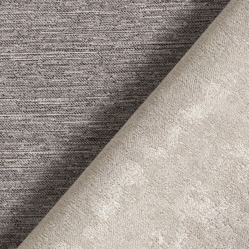 Curtain Fabric Doubleface – dark taupe, image number 3